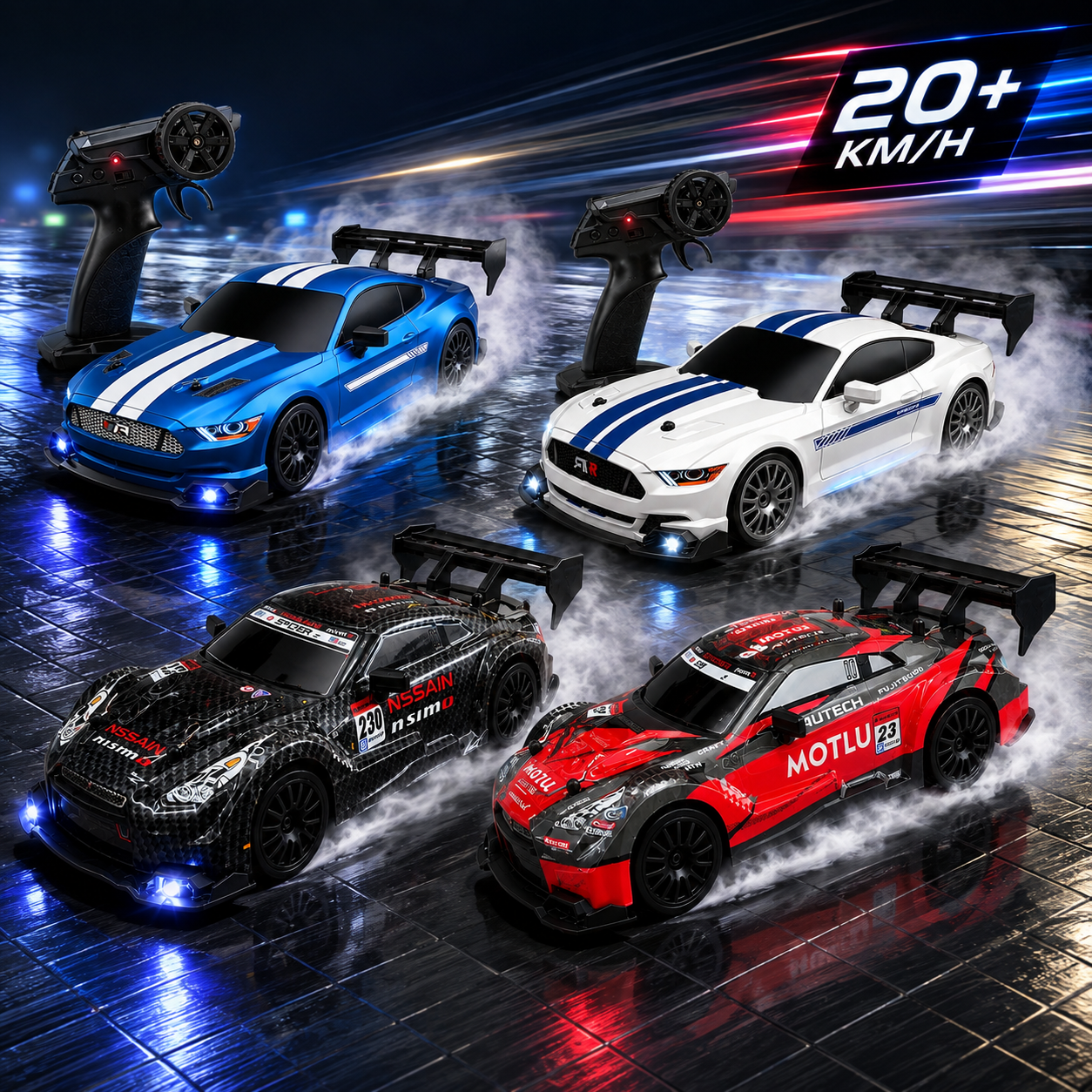 Drift Racing 20Km+ RC Car — Real Drifts, Real Speed, No Track Needed