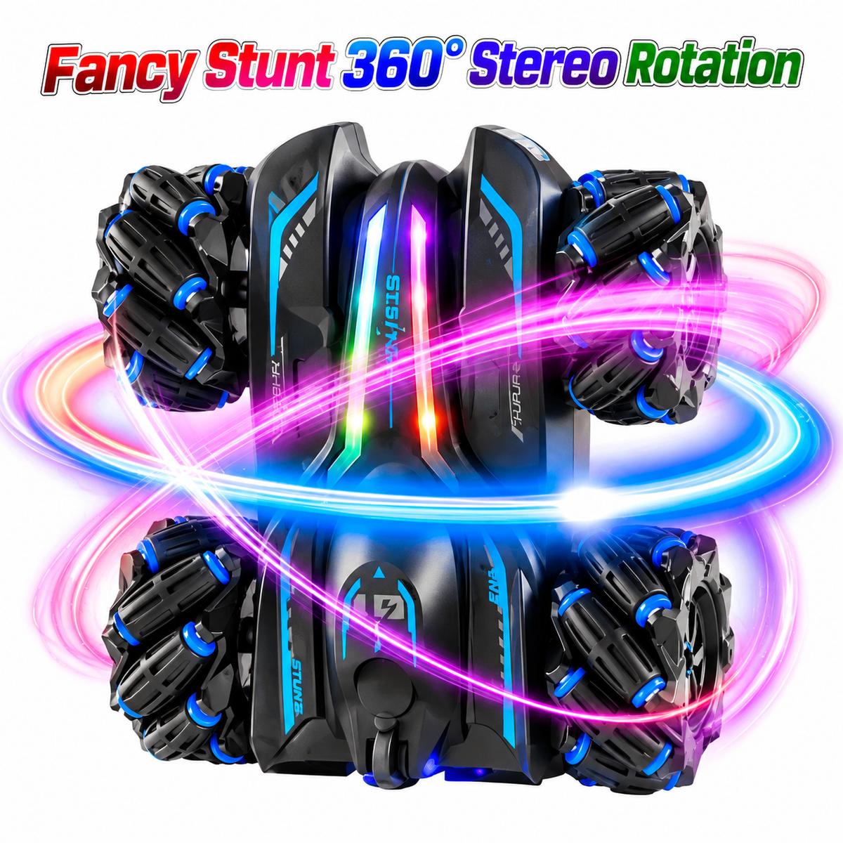 Stunt Car RC — Spins, Sprays & Splits