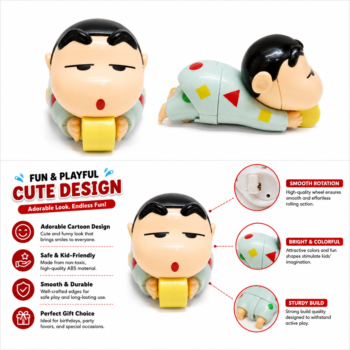 Crawling Shin-chan – Wind-Up Fun