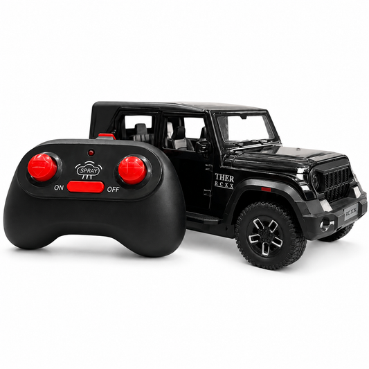 Thaarr RC 4x4 Jeep – Smoke & Lights ⚡