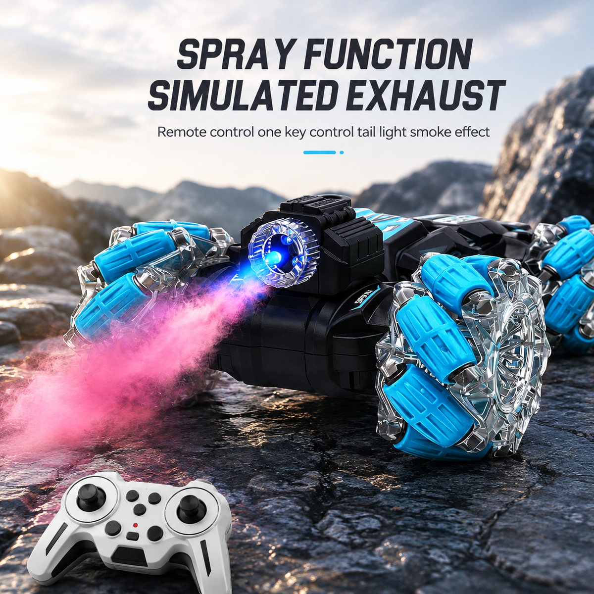 Twisting Mist Stunt Car – Drift, Twist & Spray