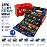 48-Piece Alloy Mini Car Set