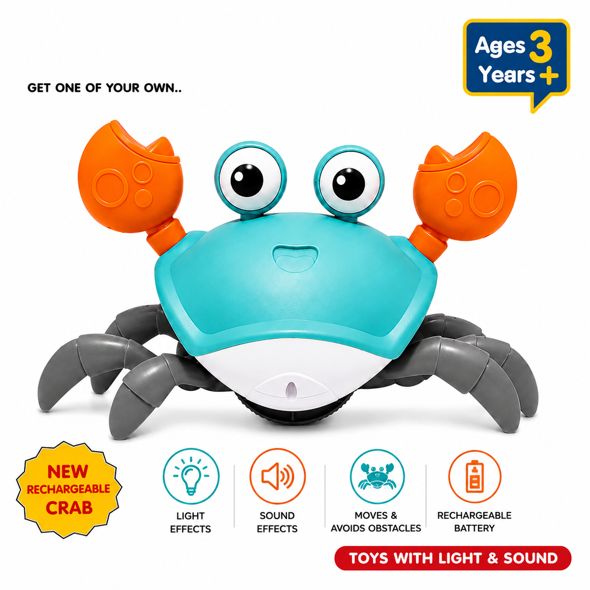 Electric Crab – Crawls Away!