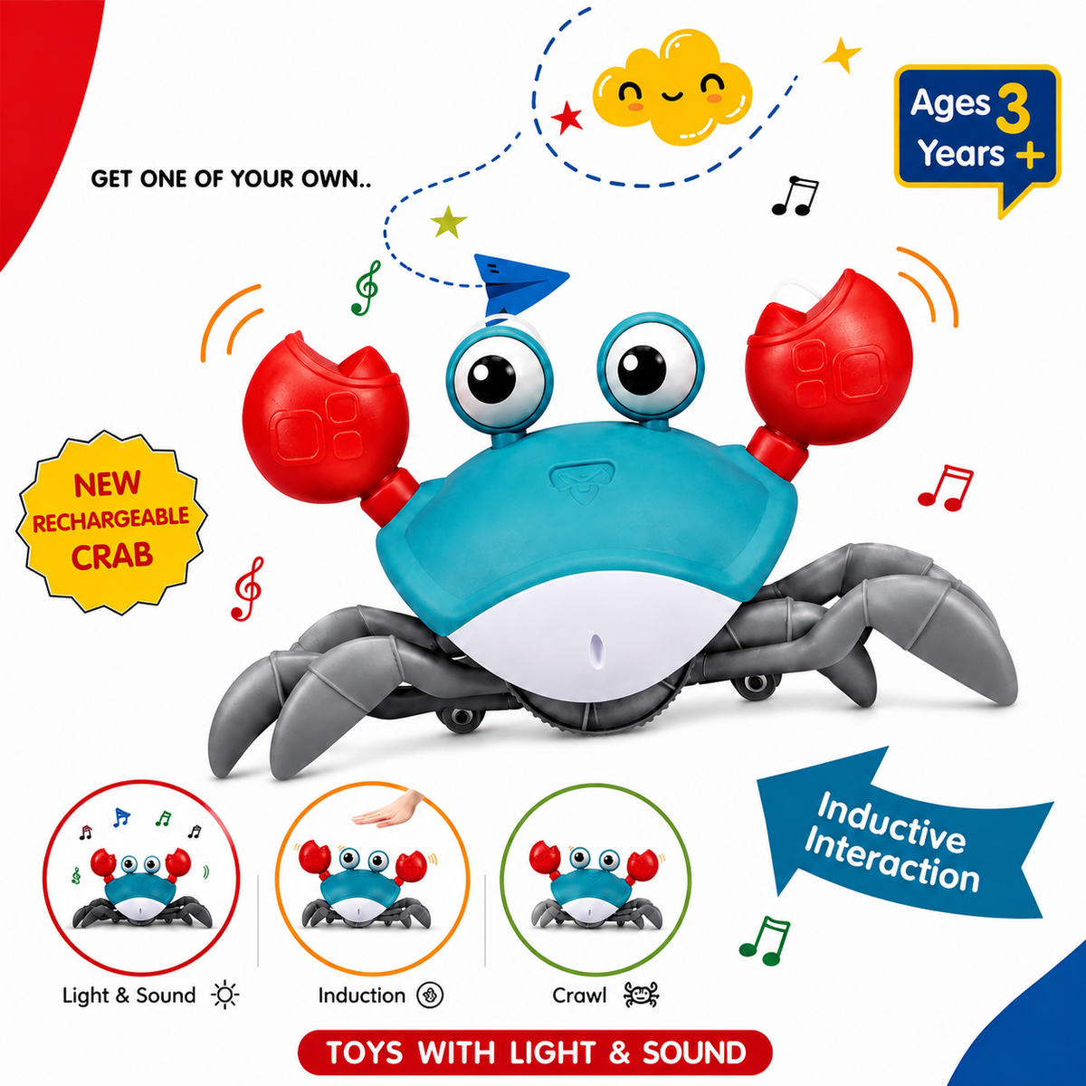Electric Crab – Crawls Away!