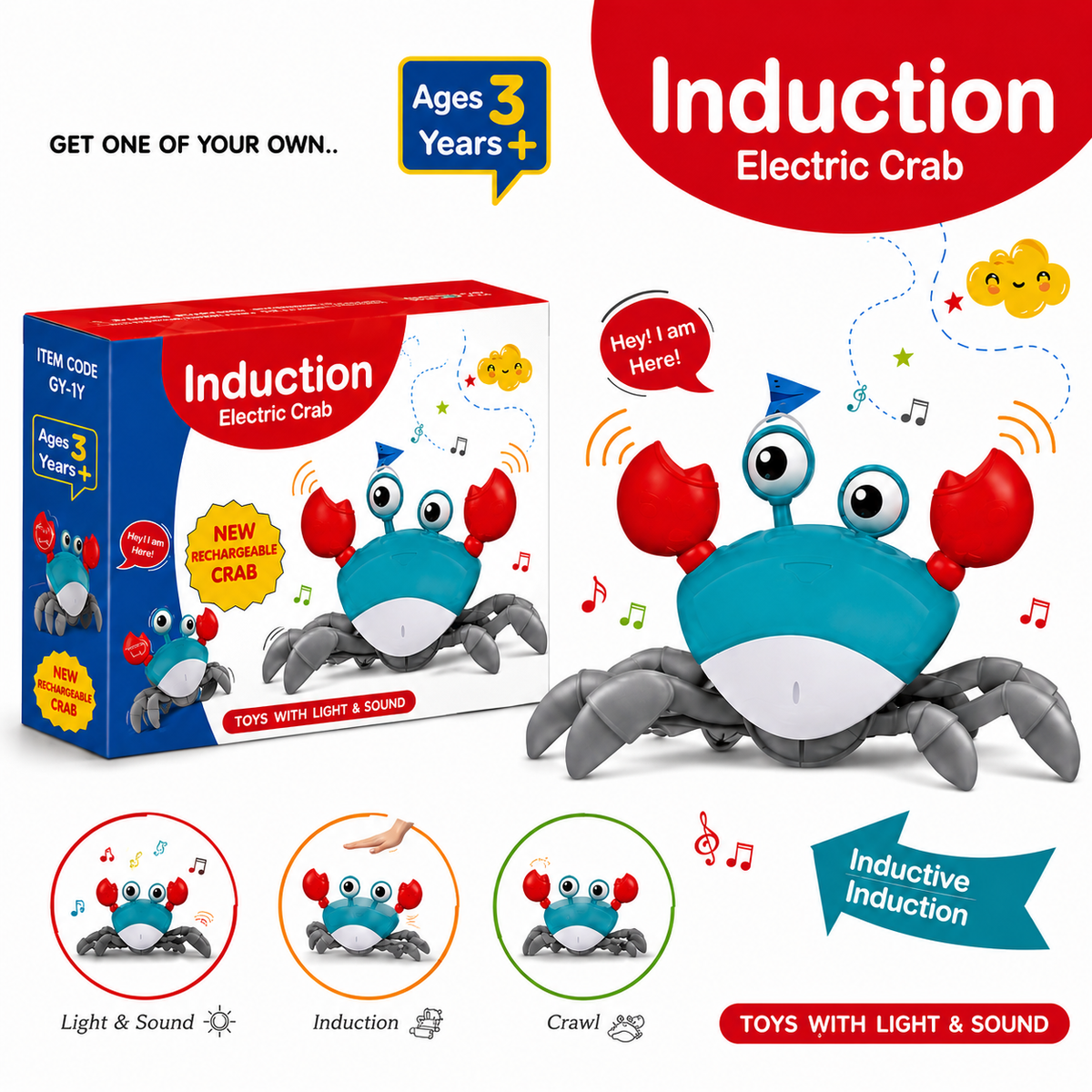 Electric Crab – Crawls Away!