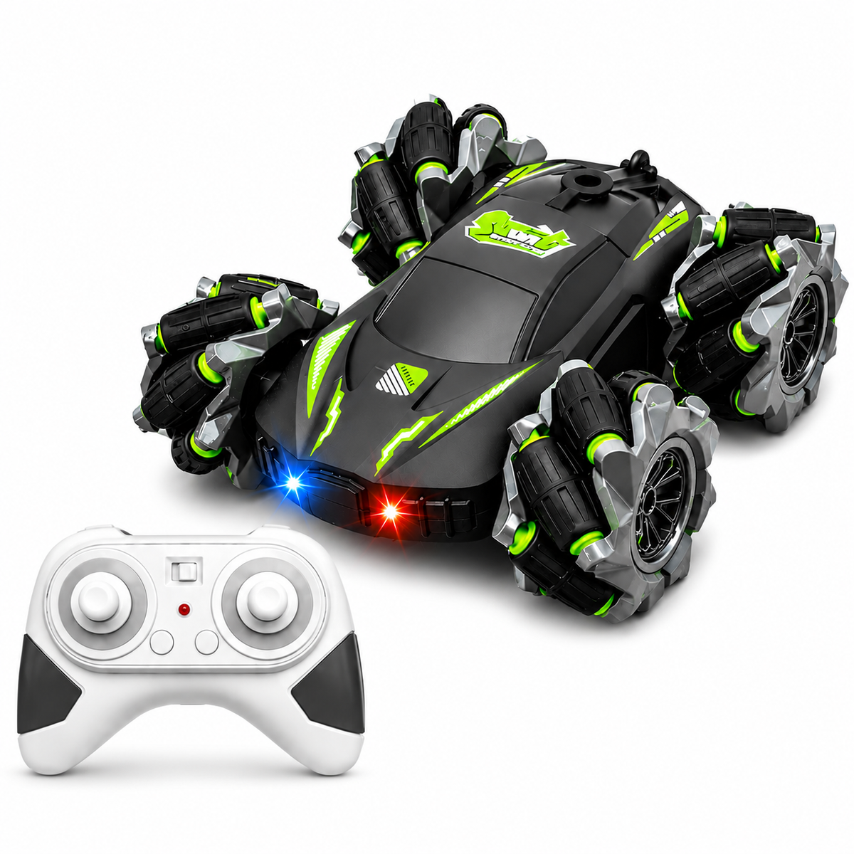 Double-Sided Stunt Car – Drifts, Flips & Mists
