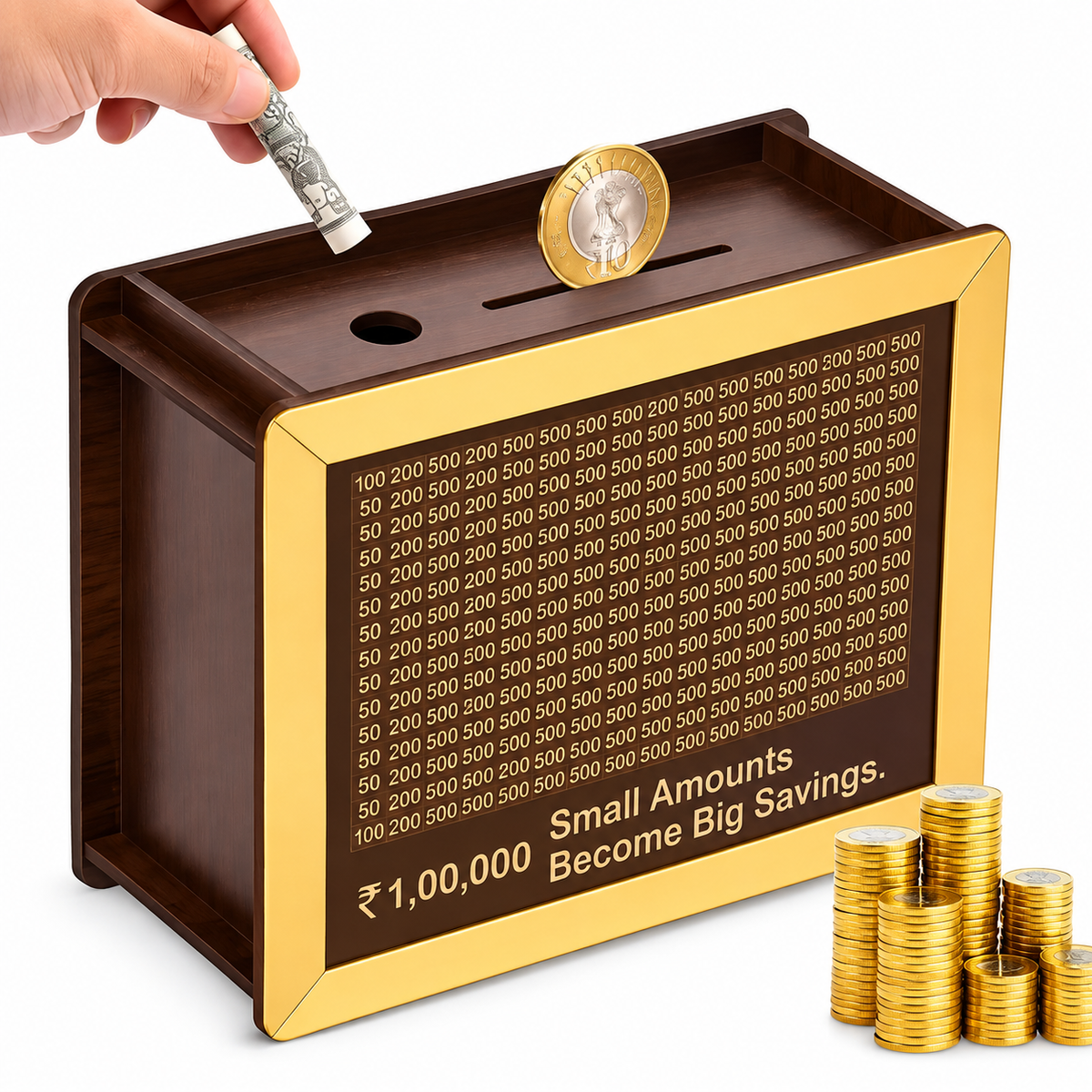₹1,00,000 Money Saving Chart Frame